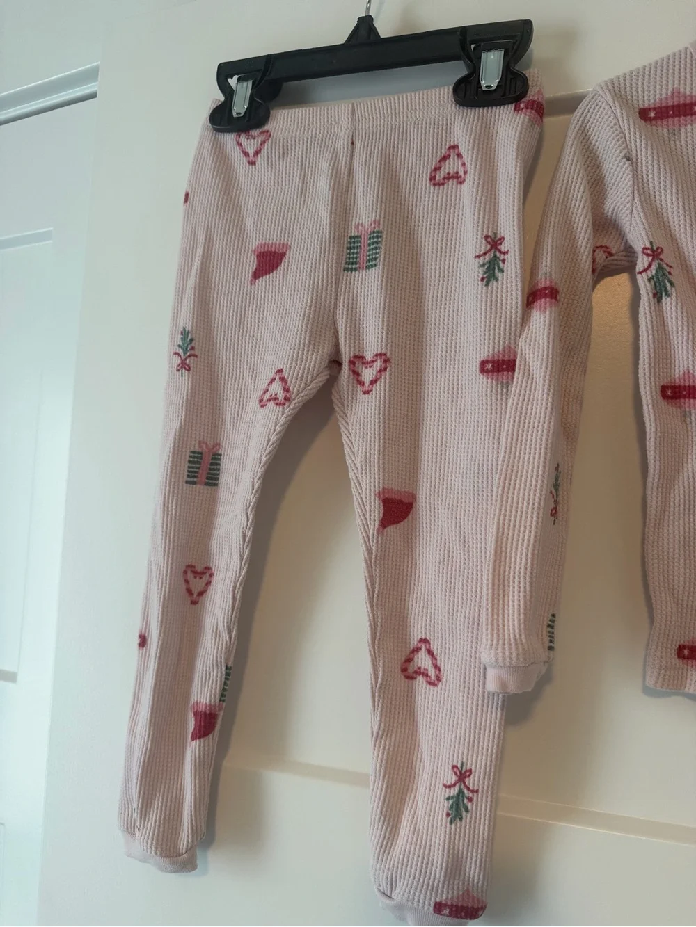 Carter's Light Pink Holiday Heart & Gift Pajama Set